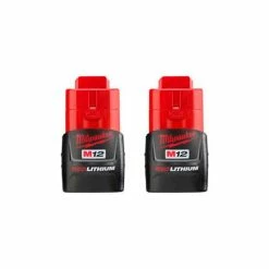 Coupon 🛒 Milwaukee® 48-11-2411 12V Li-Ion M12 Battery 1.5Ah Compact 2Pk ✔️