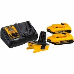 Best Pirce 🥰 DEWALT DCA2203C 18-Volt to 20-Volt MAX Lithium-ion Battery Adapter Kit for 18-Volt Tools 2 Pack 🥰