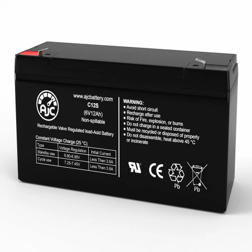 Best Pirce ๐ฏ AJC Battery AJC® White Outdoor 1800 Lawn and Garden Replacement Battery 12Ah, 6V, F1 ๐คฉ
