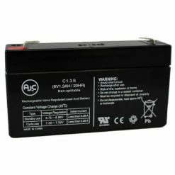 Buy 🛒 AJC Battery AJC® Universal Power Group UB613 6V 1.3Ah Lawn and Garden Battery 🛒