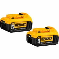 Coupon 😀 DeWALT® DCB205-2 20V Li-Ion 20V MAX Battery 5Ah Extended Capacity 2Pk 🎉