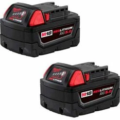 Best Sale 😍 Milwaukee® 48-11-1852 18V Li-Ion M18 Battery 5Ah Extended Capacity 2Pk 👍